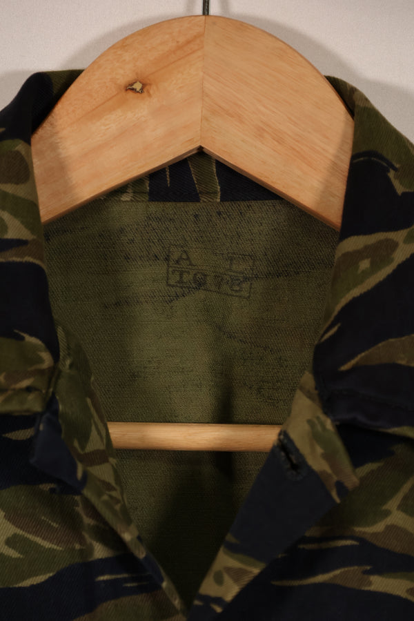 実物 タイガーストライプ TO78タイガー ジャケット 状態良い A-Lサイズ パッチ後付け