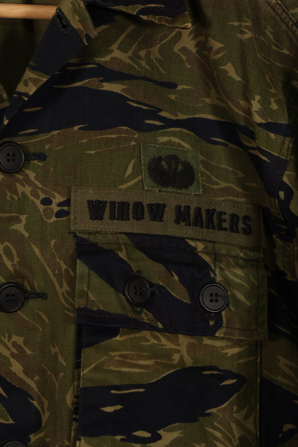 実物 タイガーストライプ TO78タイガー ジャケット 状態良い A-Lサイズ パッチ後付け