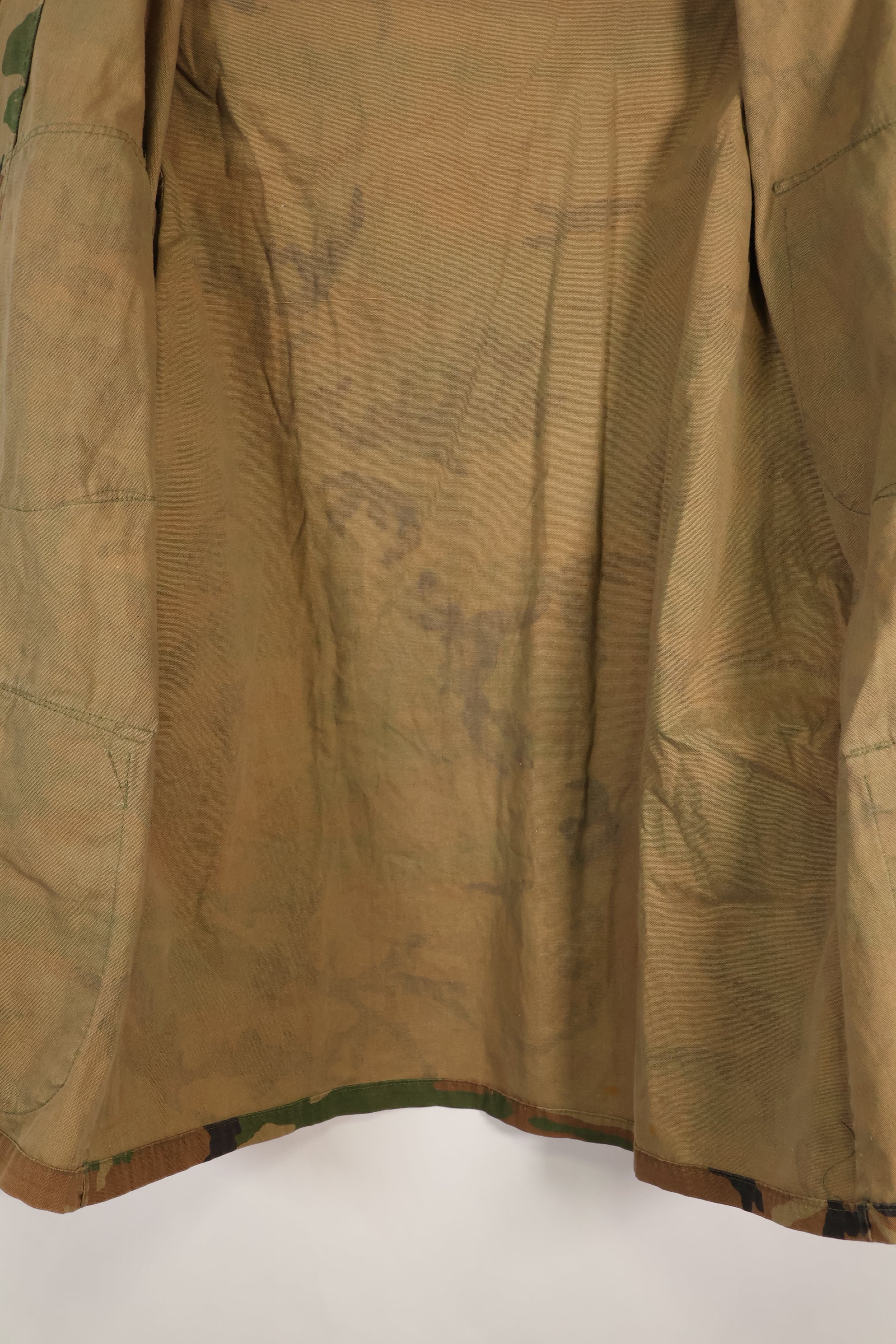 1970's Privately Procured Local Made US Military ERDL Camouflage Copy Fatigue Jacket, Used