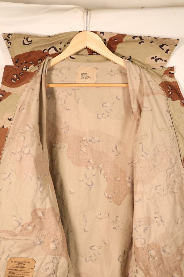 1990 Contract, M-R, U.S. Military, 6C Desert Pattern, Chocolate Chip Camo Jacket, Used