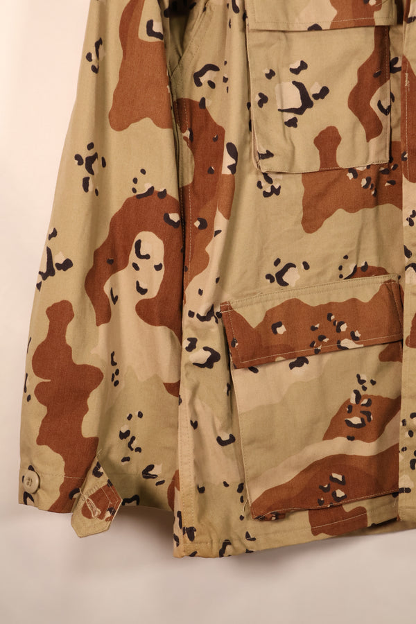 1990 Contract, M-R, U.S. Military, 6C Desert Pattern, Chocolate Chip Camo Jacket, in Good Condition