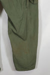 1969 4th Model Jungle Fatigue Pants, M-S, used, strong signs of use.