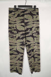 Real Late War Pattern Tiger Stripe Heavyweight Fabric Pants Used