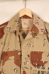 1990 Contract, S-R, U.S. Navy, US NAVY, Individual Item, 6C Desert Color, Chocolate Chip Camo Jacket, Used