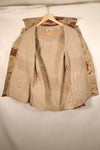 1990 Contract, S-R, U.S. Navy, US NAVY, Individual Item, 6C Desert Color, Chocolate Chip Camo Jacket, Used