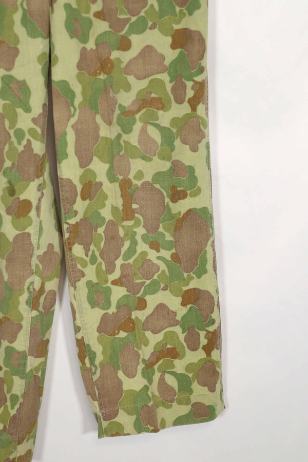 Real Fabric Frogskin Camouflage Pants Duck Hunter Used