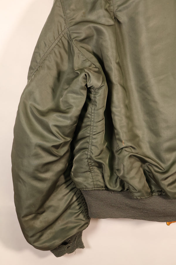 1964 Contract, LARGE, U.S. Air Force (USAF), MA-1 Flight Jacket, Mid-Period Model, Used