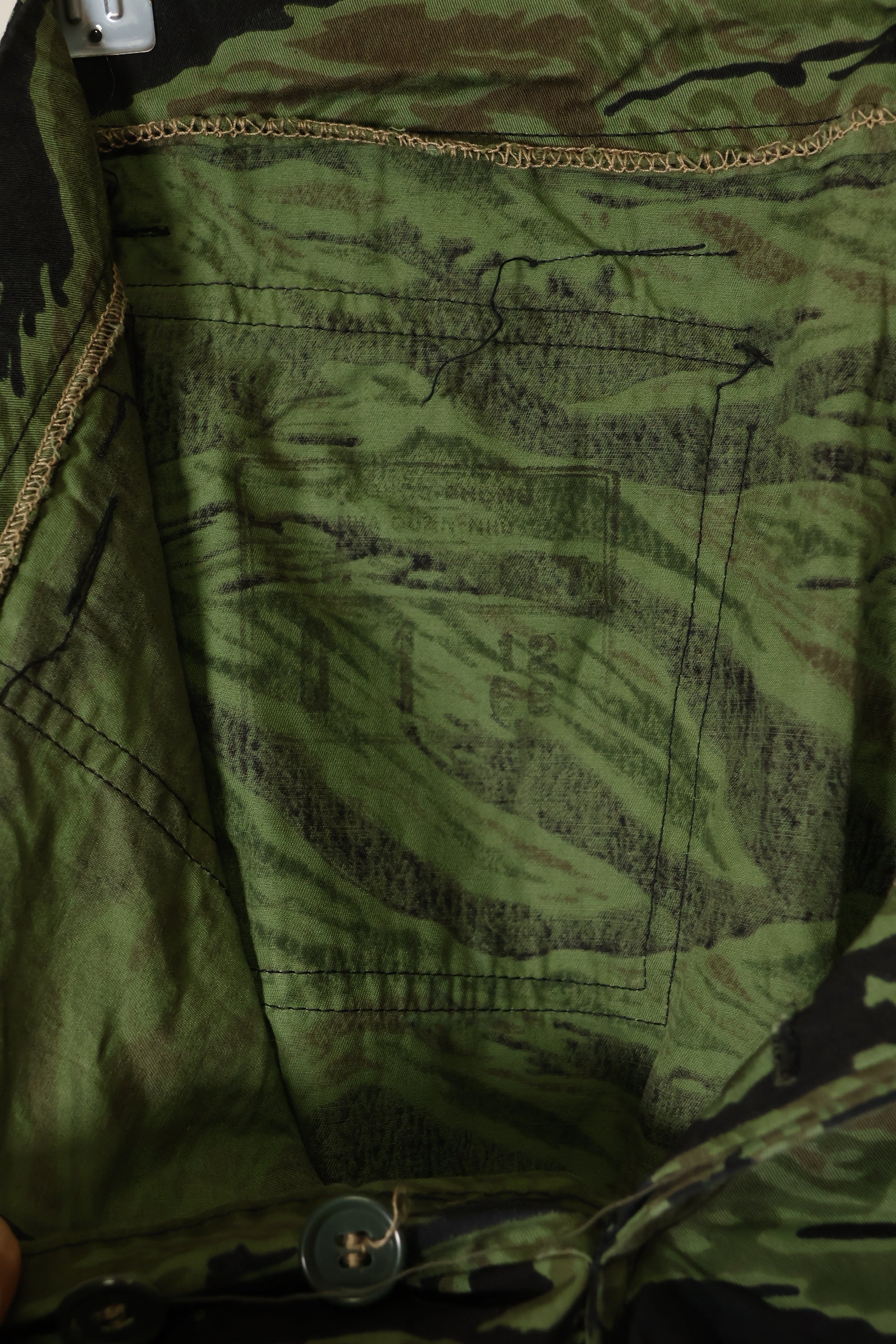 1968 and 1969 73rd surveillance airplane company direct embroidery VNMC 4th pattern tiger stripe set, never used