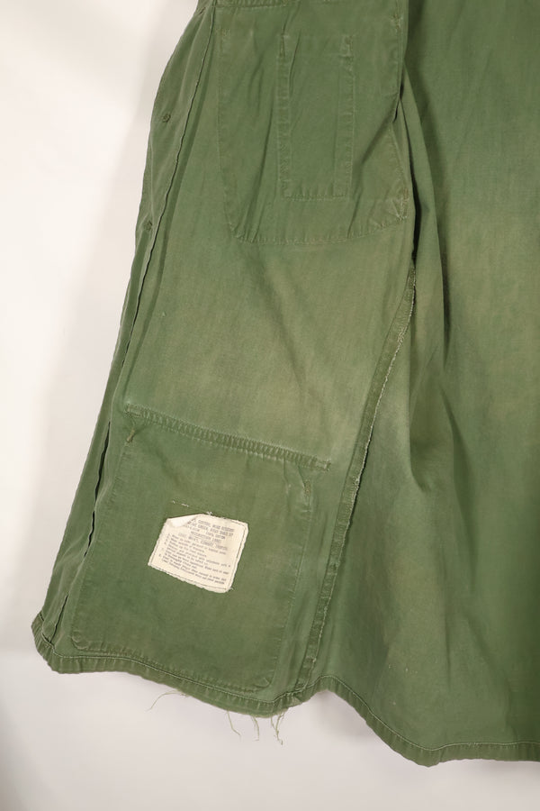 1967 年合同，推测为 S-R 第 3 款丛林疲劳夹克，第 73 侦察机连　首次贴上，已使用。