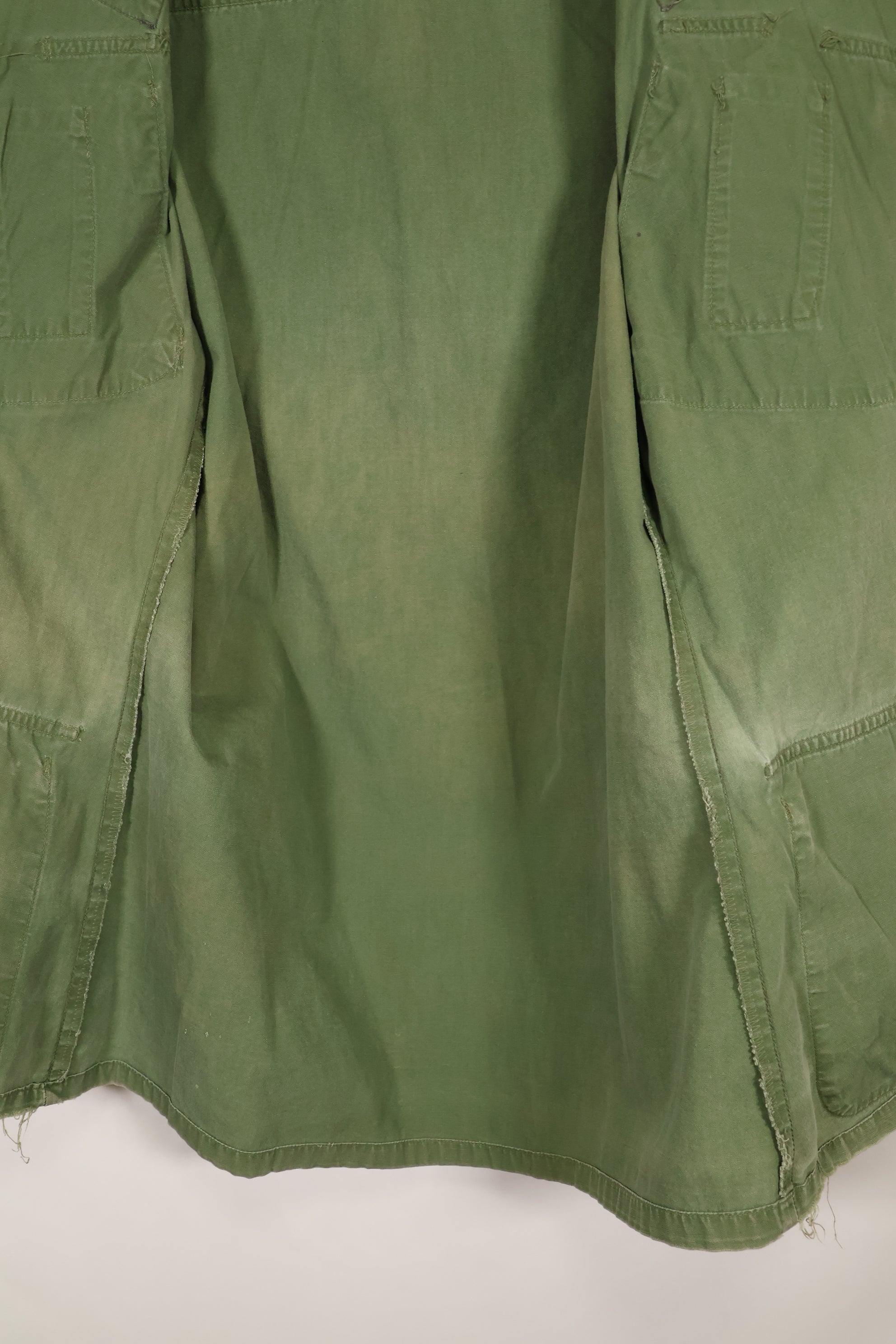 1967 年合同，推测为 S-R 第 3 款丛林疲劳夹克，第 73 侦察机连　首次贴上，已使用。