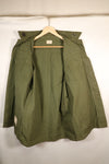 1969 Contract, M-L, 4th Model Jungle Fatigue Jacket, Green Beret Specification, Patches Added Later, Used