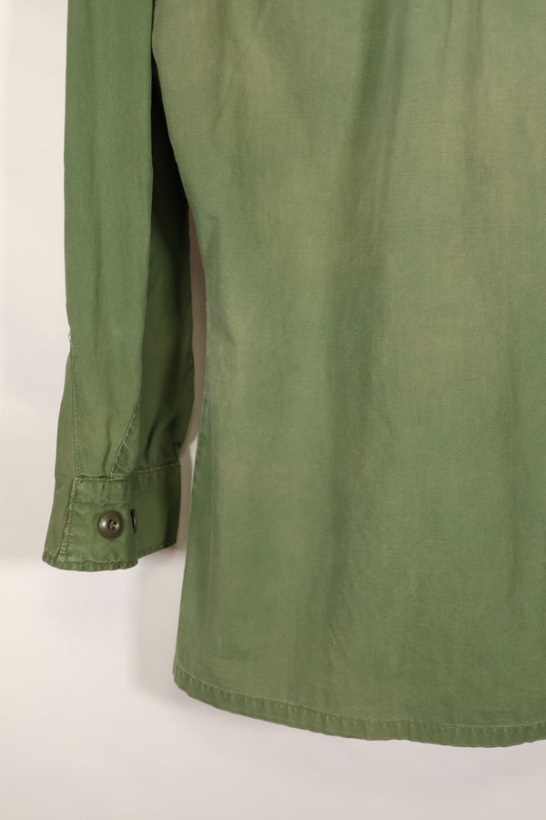 1967 年合同，推测为 S-R 第 3 款丛林疲劳夹克，第 73 侦察机连　首次贴上，已使用。