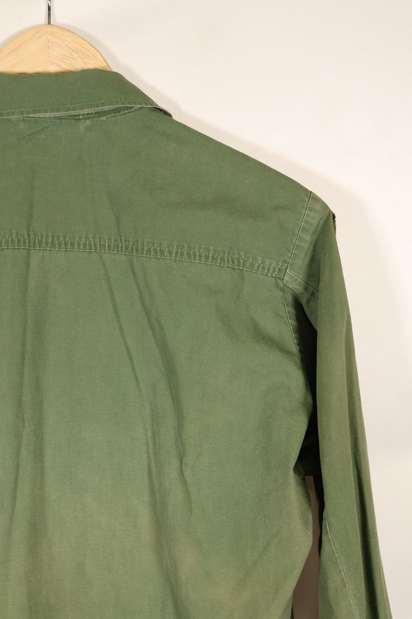 1967 年合同，推测为 S-R 第 3 款丛林疲劳夹克，第 73 侦察机连　首次贴上，已使用。