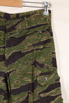 Real tiger stripe pants, gold tiger derived pattern, missing button, almost unused.