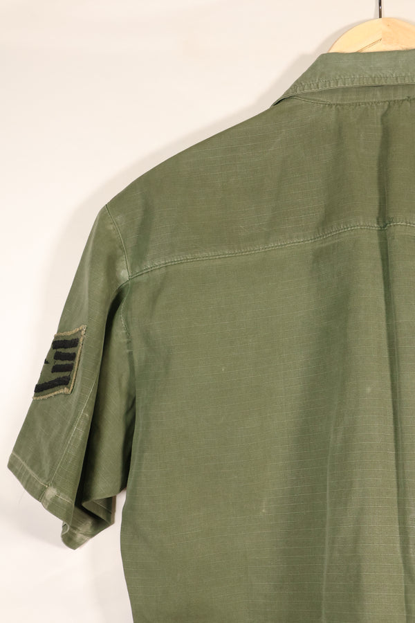 1968 Contract, S-R, USAF, 4th Model Jungle Fatigue Jacket, Short-Sleeve Custom, Used