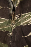 Mid-1960s, estimated US-L to XL Okinawa Tiger Tiger stripe pants, HAMA zipper, used.