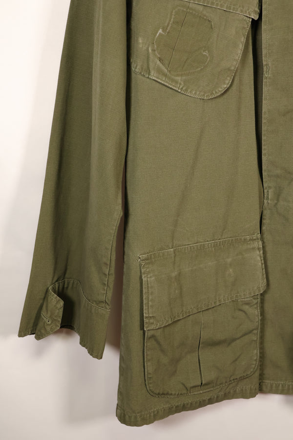 1969 Contract, S-R, USAF Issue, 4th Model Jungle Fatigue Jacket, Used