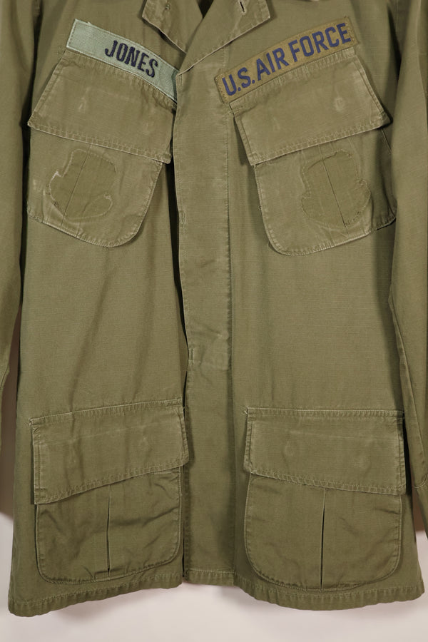 1969 Contract, S-R, USAF Issue, 4th Model Jungle Fatigue Jacket, Used