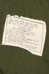 1967 年合同 M-R 第三款丛林疲劳夹克，带补丁，状况良好，使用过。