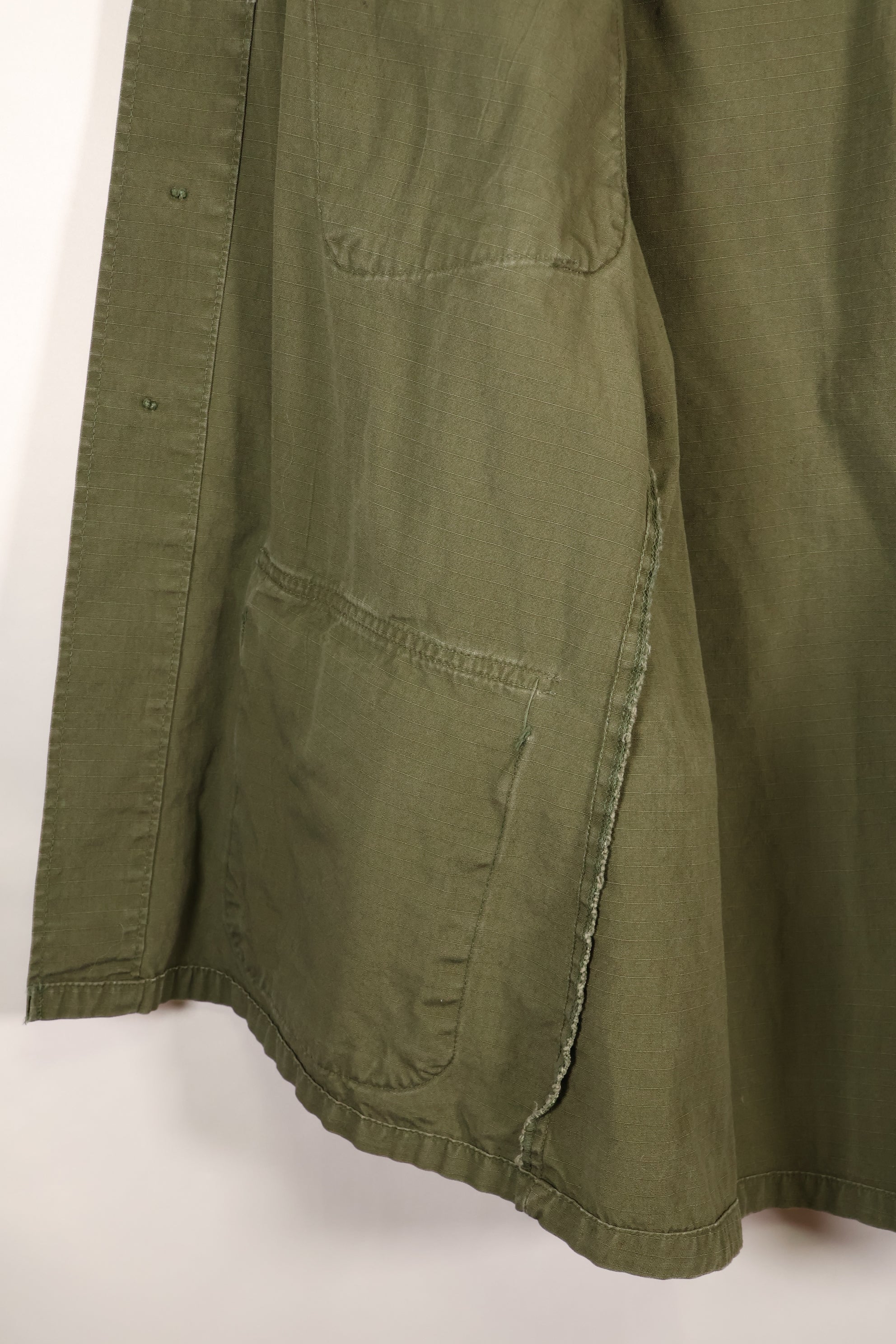 1969 Contract, Presumed S-R, 4th Model Jungle Fatigue Jacket, Patches Added Later, Used