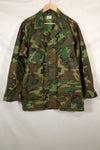 1969 Contract Deadstock M-R ERDL Green Leaf Camouflage Jungle Fatigue Jacket