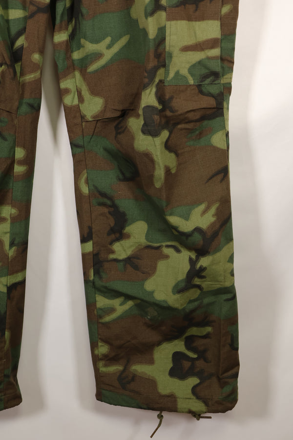 1969 Contract Deadstock M-S ERDL Green Leaf Camouflage Jungle Fatigue Pants