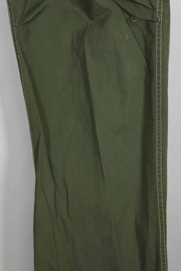 Mid-1960s Japanese locally made 2nd Model Jungle Fatigue pants, used.