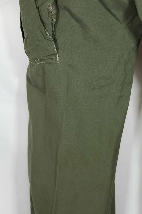 Mid-1960s Japanese locally made 2nd Model Jungle Fatigue pants, used.