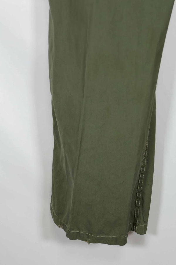 Mid-1960s Japanese locally made 2nd Model Jungle Fatigue pants, used.