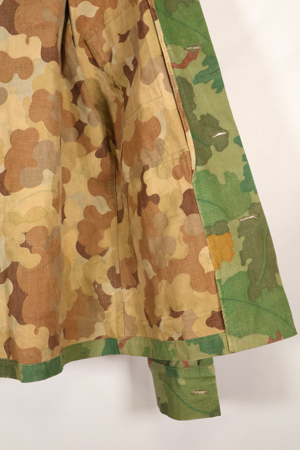 20 世纪 70 年代私人采购的美国海军陆战队米切尔迷彩服夹克，由 Shelterhalf 公司制造，已使用。