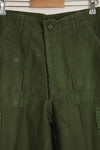 1960s lot OG-107 baker pants with modified cargo pockets, ex-special forces personnel, used, B