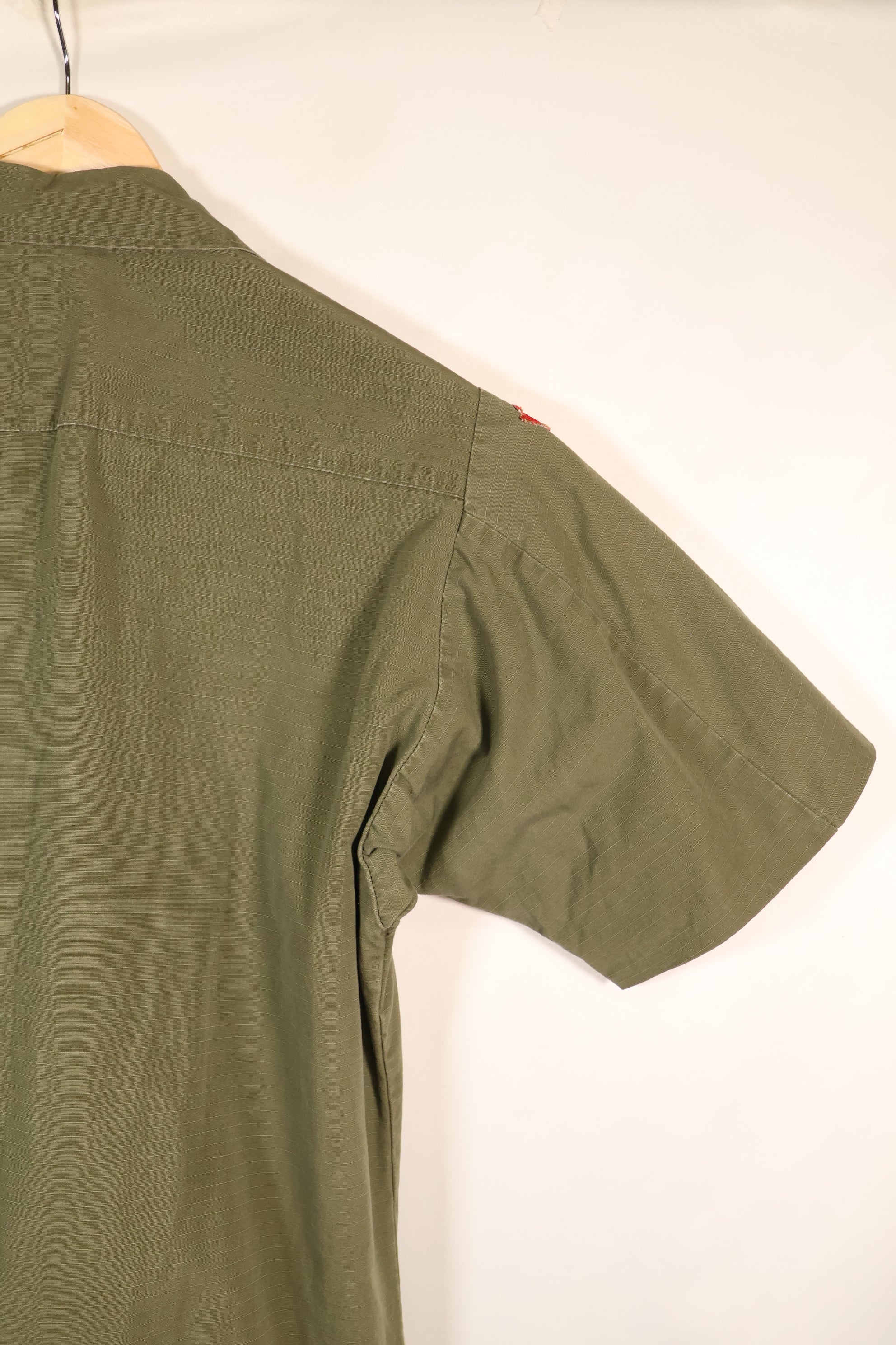 1969 Contract, S-R, U.S. Navy, PBR 4th Model Jungle Fatigue Jacket, Patch Added Later, Used