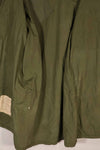 Real 1963 1st Model Jungle Fatigue Jacket, L-L, torn, repaired, used