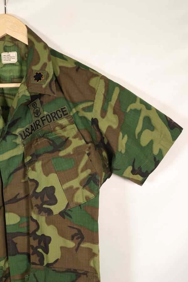 1969 合同 S-S 美国空军少校 ERDL 防撕裂夹克，带泰勒，二手。