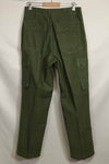 1960s lot OG-107 baker pants with modified cargo pockets, ex-special forces personnel, used, B