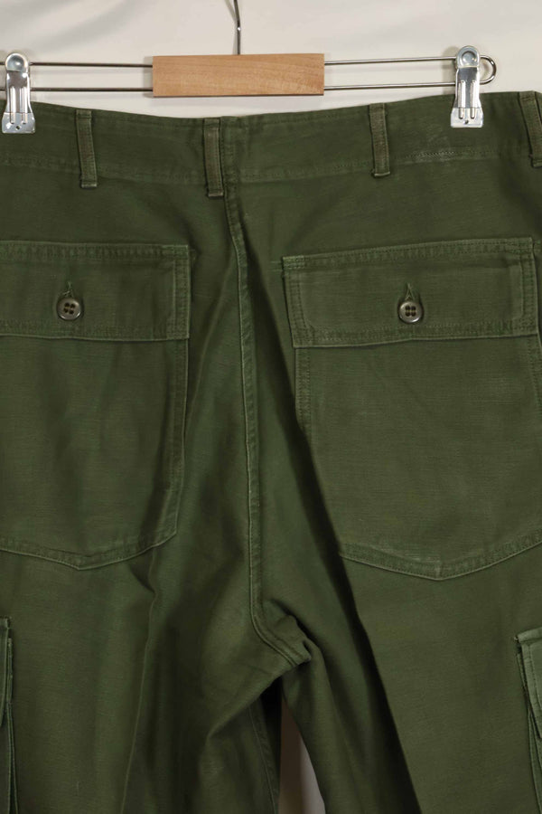 1960s lot OG-107 baker pants with modified cargo pockets, ex-special forces personnel, used, B