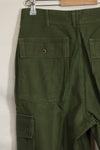 1960s lot OG-107 baker pants with modified cargo pockets, ex-special forces personnel, used, B