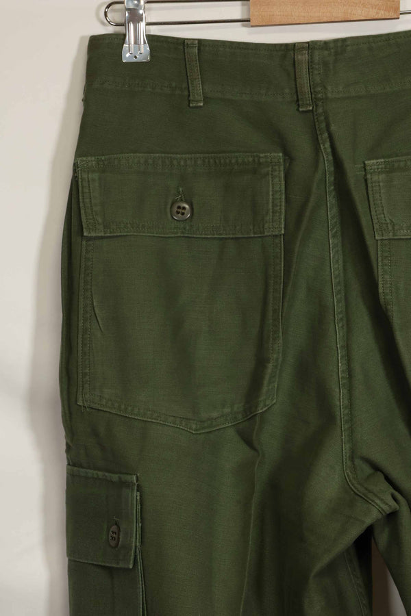 1960s lot OG-107 baker pants with modified cargo pockets, ex-special forces personnel, used, B