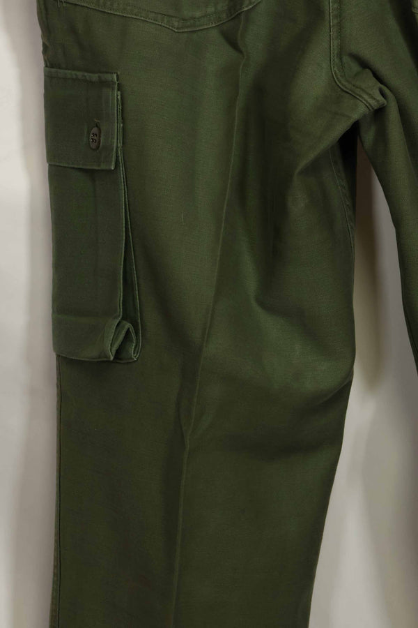 1960s lot OG-107 baker pants with modified cargo pockets, ex-special forces personnel, used, B