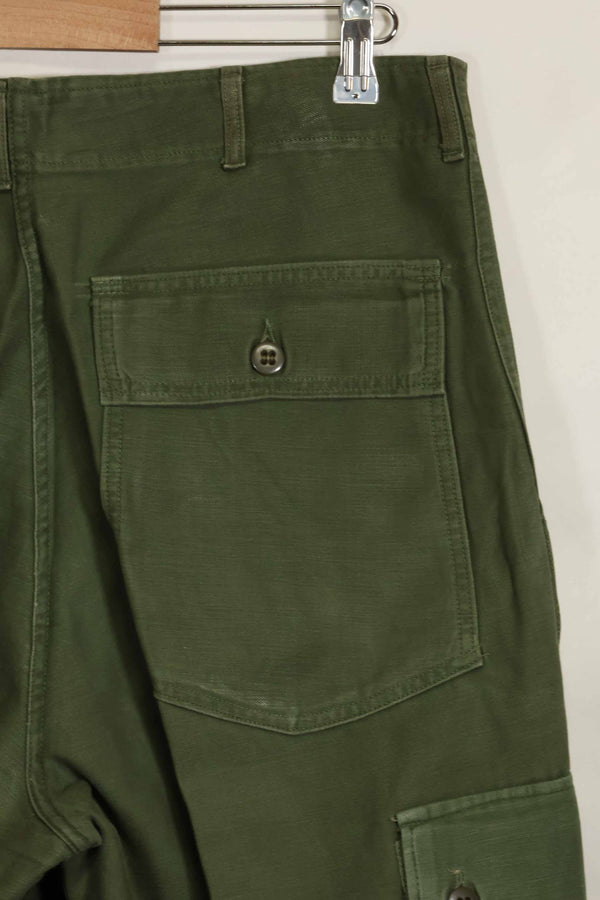 1960s lot OG-107 baker pants with modified cargo pockets, ex-special forces personnel, used, B