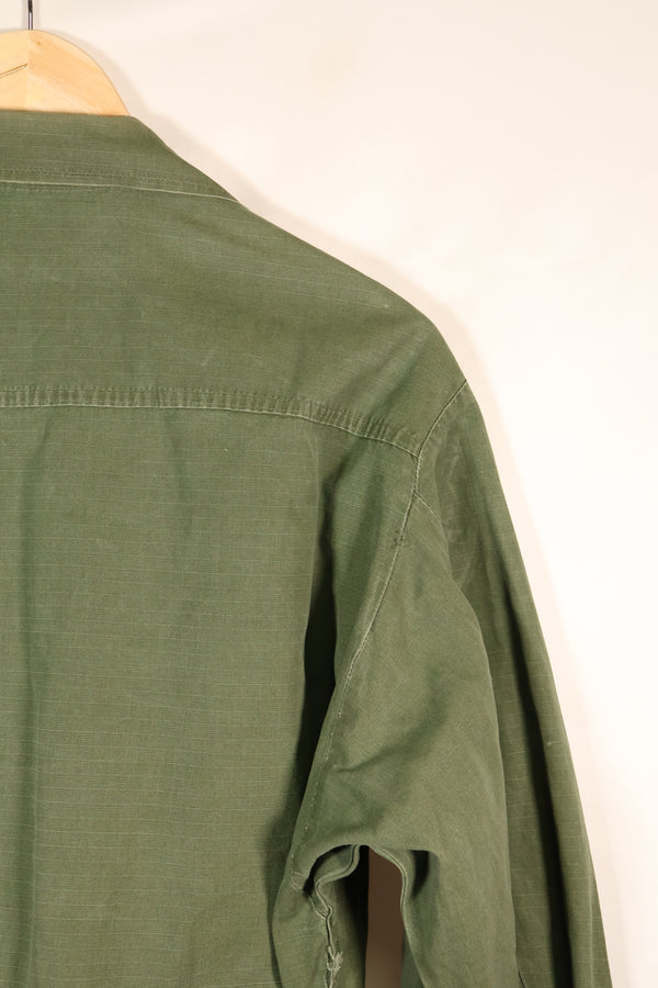 1969 Contract, M-L, 4th Model Jungle Fatigue Jacket, Patches Added Later, Used
