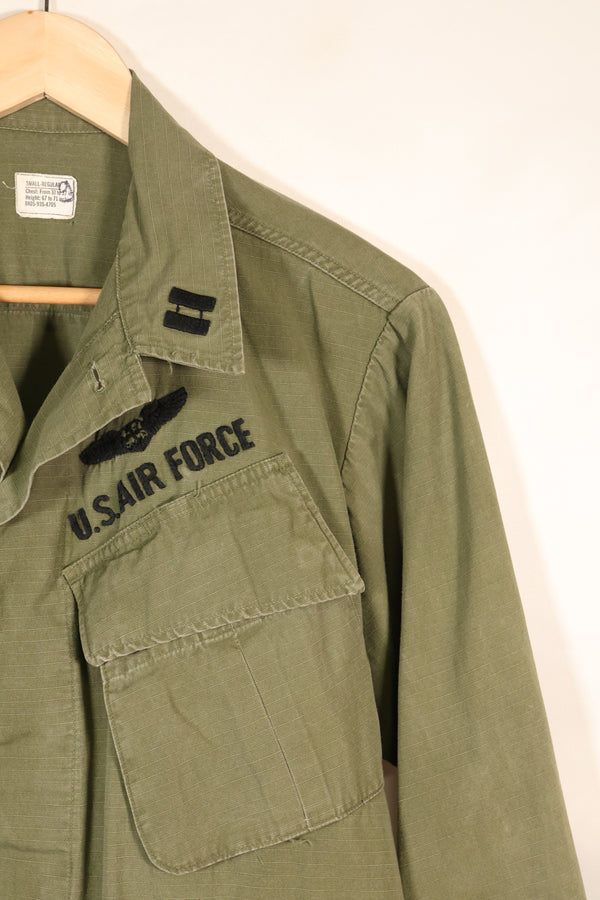 1969 Contract, S-R, USAF, U.S. Air Force, 4th Model Jungle Fatigue Jacket, Used