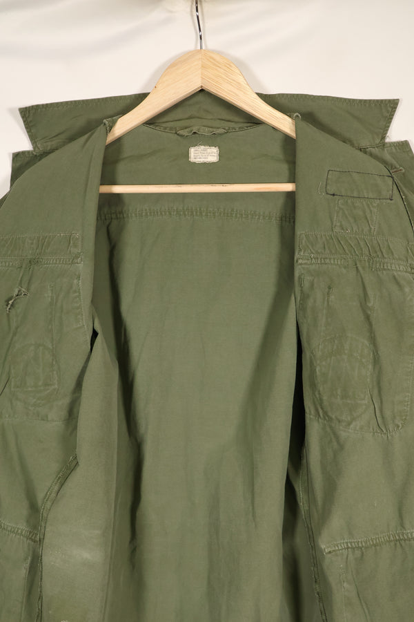 1967 Contract S-S 3rd Model Jungle Fatigue Jacket with patch, used.