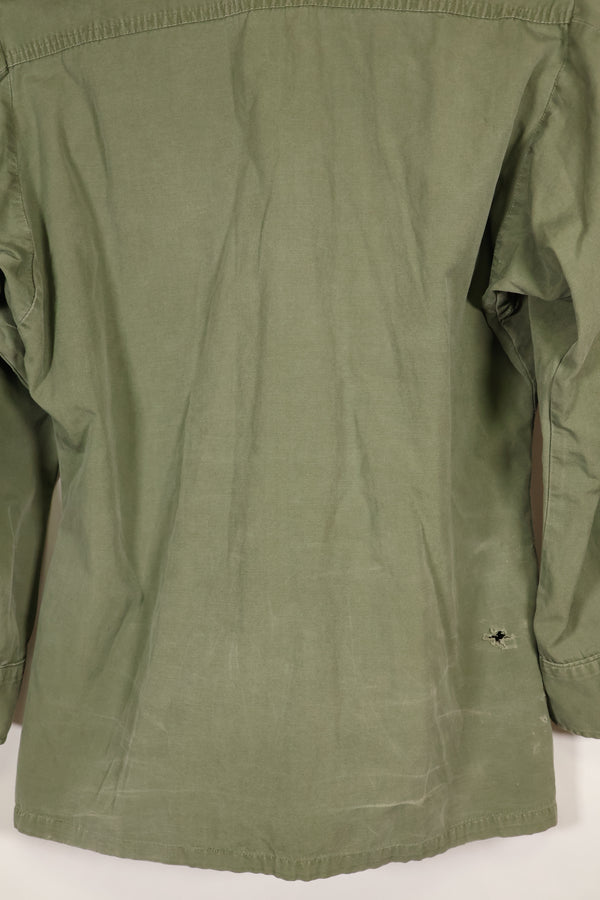 1967 Contract S-S 3rd Model Jungle Fatigue Jacket with patch, used.