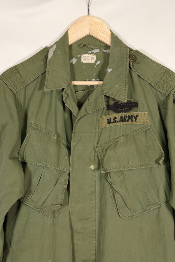 Estimated circa 1965 S-L 2nd Model Jungle Fatigue Jacket 25th Infantry Division, used with patch.