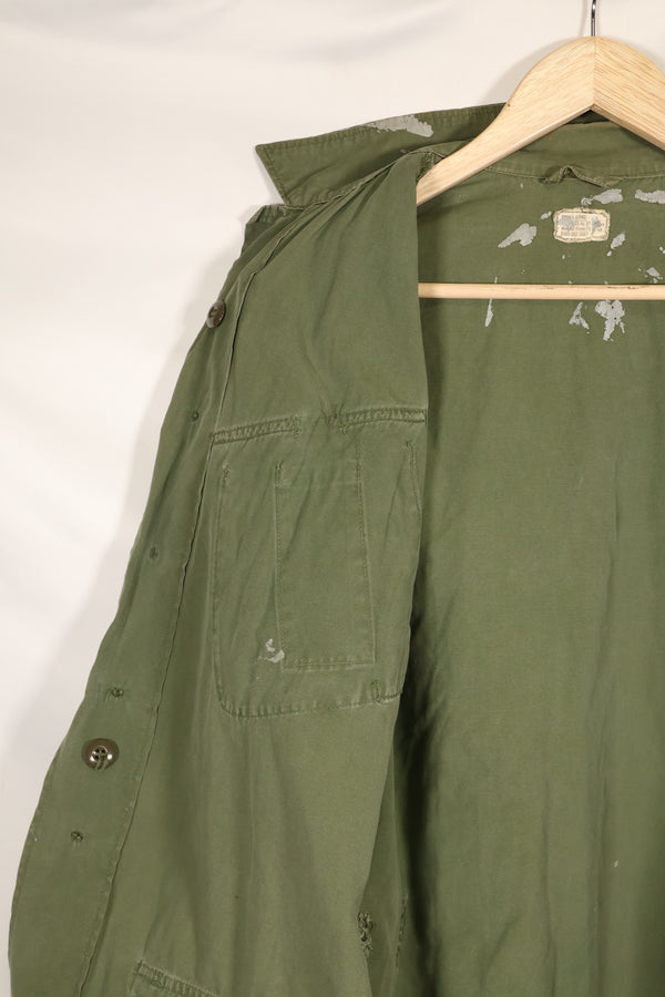 Estimated circa 1965 S-L 2nd Model Jungle Fatigue Jacket 25th Infantry Division, used with patch.