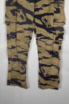 Real Gold Tiger Stripe Asian Cut Pants Size A-L Used