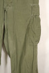 Estimated circa 1965 M-R 2nd Model Jungle Fatigue pants, faded, used.