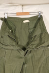 Estimated circa 1965 M-R 2nd Model Jungle Fatigue pants, faded, used.