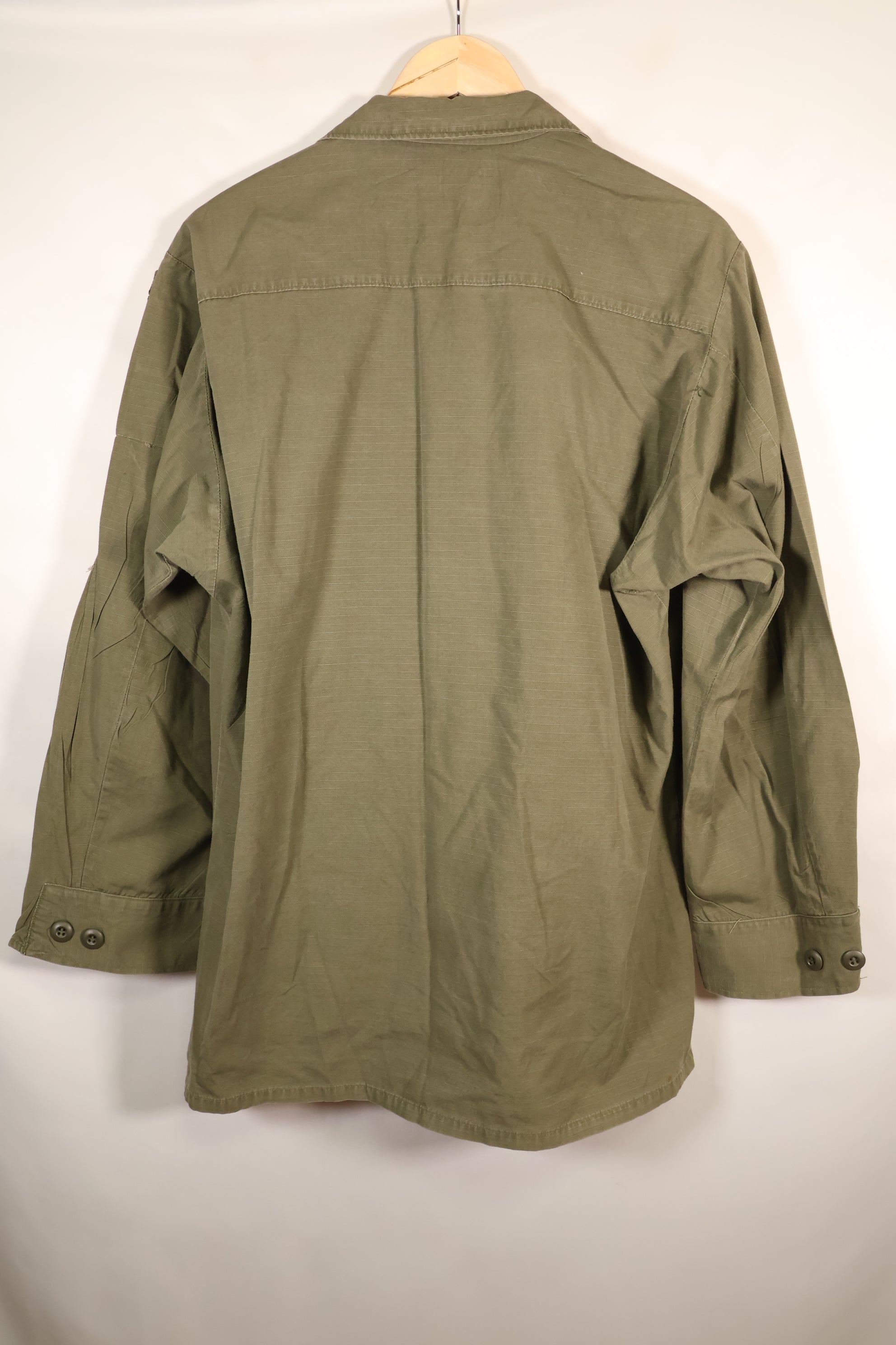1969 Contract, M-R, 4th Model Jungle Fatigue Jacket, With Aftermarket Patches, Used